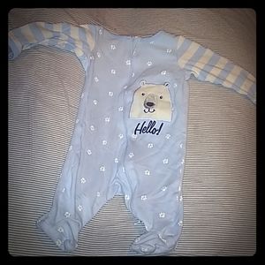 Baby boy footie pajamas